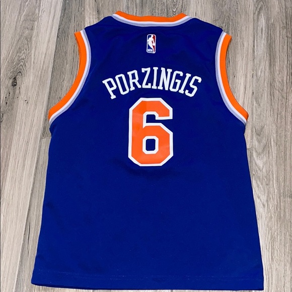 New York Knicks Kristaps Porzingis #6 Blue Jersey